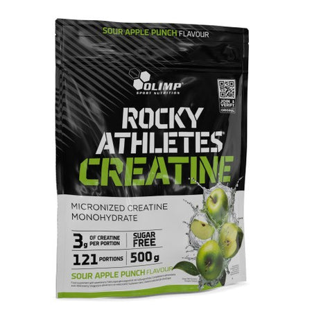 Olimp Nutrition Rocky Athletes Creatine, Sour Apple Punch - 500g