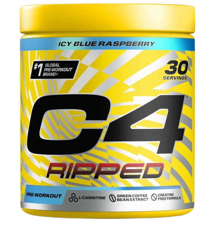 Cellucor C4 Ripped, Icy Blue Raspberry - 189g