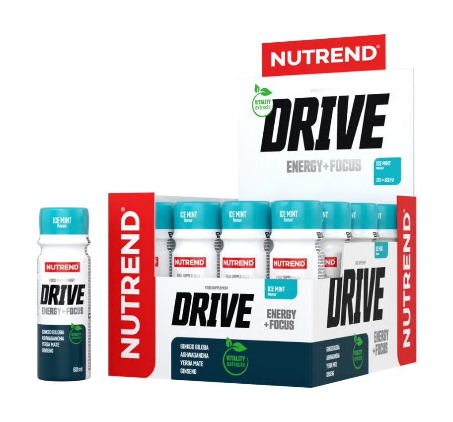 Nutrend Drive Shot, Ice Mint - 20 x 60 ml