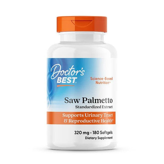 Doctor's Best Saw Palmetto Standardized Extract, 320mg - 180 softgels