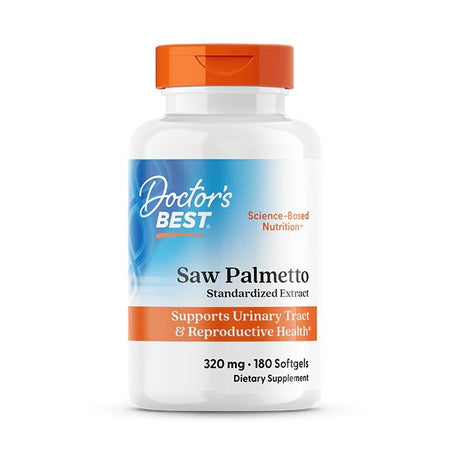 Doctor's Best Saw Palmetto Standardized Extract, 320mg - 180 softgels