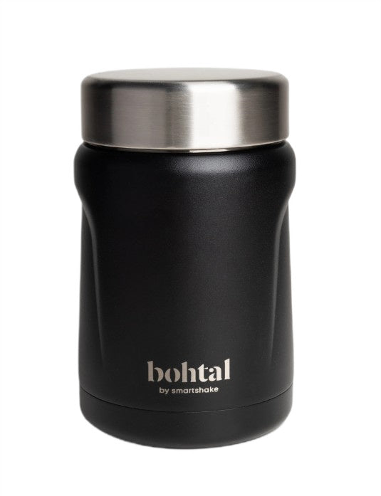 SmartShake Bohtal Insulated Food Jar, Black - 550 ml