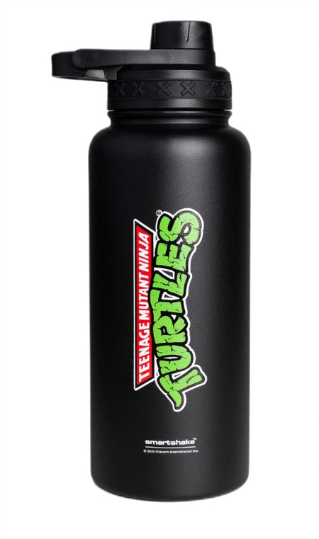 SmartShake Bohtal Insulated Sports Bottle - TMNT, Classic Logo Black - 960 ml