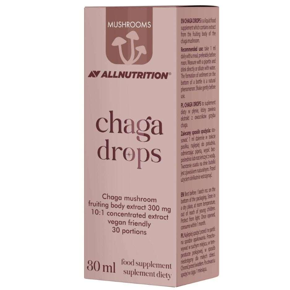 Allnutrition Mushrooms Chaga Drops, 300mg - 30 ml
