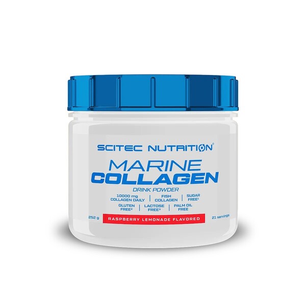 SciTec Marine Collagen, Raspberry Lemonade - 252g