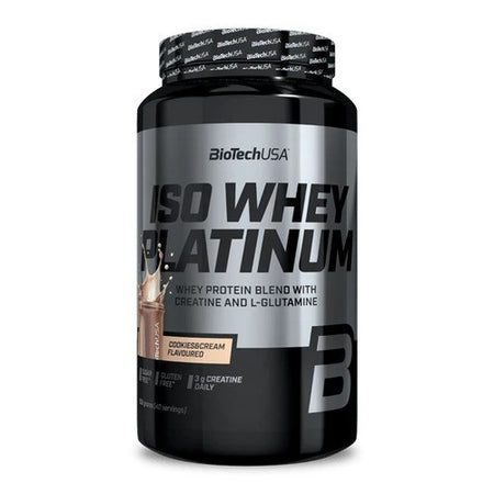 BioTechUSA Iso Whey Platinum, Cookies & Cream - 908g