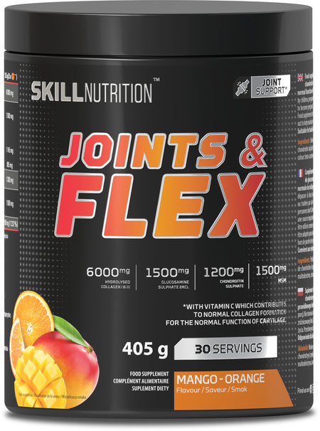 Skill Nutrition Joints & Flex Powder, Mango - Orange - 405g