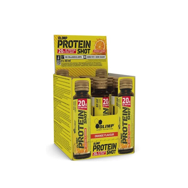 Olimp Nutrition Protein Shot, Orange - 9 x 60 ml