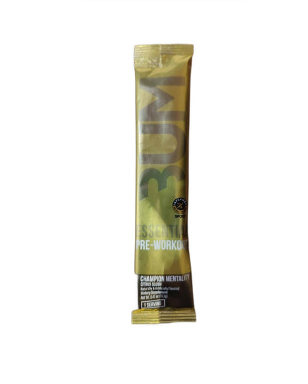 Raw Nutrition CBUM Essential Pre - Workout, Champions Mentality Citrus Slush - 13.3g (1 serving)