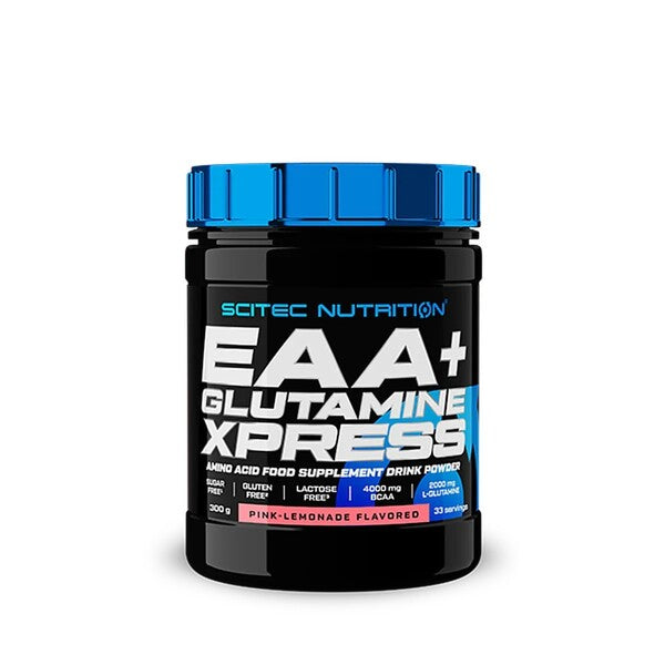 SciTec EAA + Glutamine Xpress, Pink Lemonade - 300g