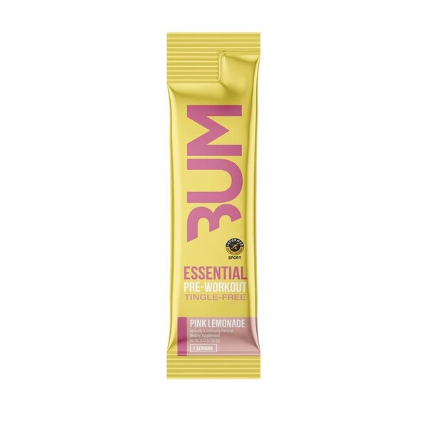 Raw Nutrition CBUM Essential Pre - Workout Tingle - Free, Pink Lemonade - 10.5g (1 serving)