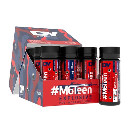 Dorian Yates #M6Teen Explosive Pre - Workout Shot, Blueberry - 12 x 60ml