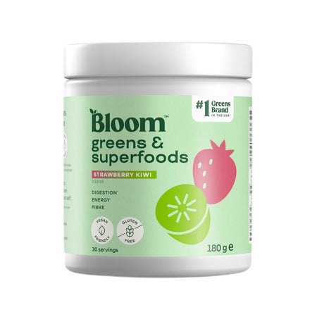 Bloom Greens & Superfoods, Strawberry Kiwi - 180g