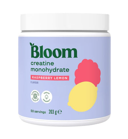 Bloom Creatine Monohydrate, Raspberry Lemon - 203g