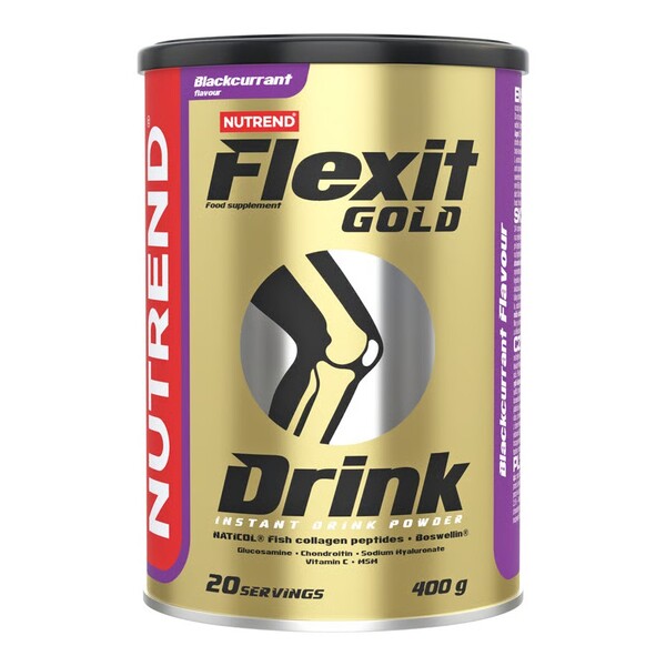 Nutrend Flexit Gold Drink, Blackcurrant - 400g