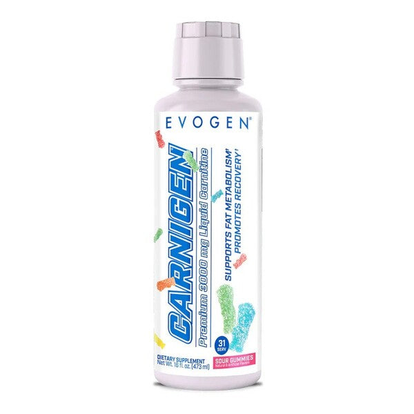 Evogen Carnigen Liquid, Sour Gummies - 473 ml