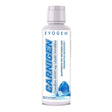 Evogen Carnigen Liquid, Blue Razz - 473 ml