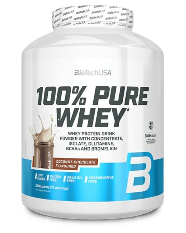 BioTechUSA 100% Pure Whey, Coconut - Chocolate - 2000g