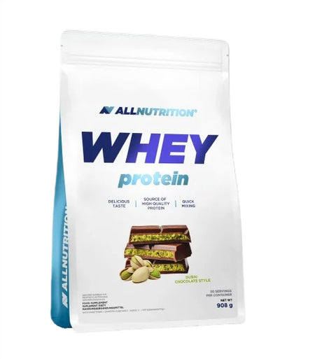 Allnutrition Whey Protein, Dubai Chocolate - 908g