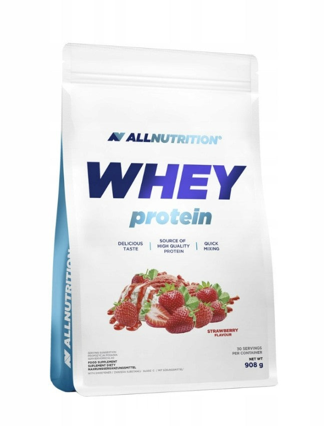 Allnutrition Whey Protein, Strawberry - 908g