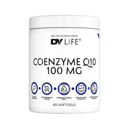 Dorian Yates DY LIFE Coenzyme Q10, 100mg - 60 softgels