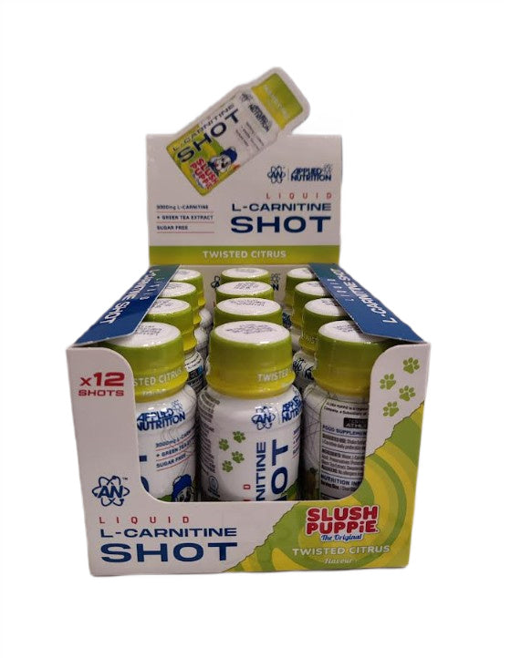 Applied Nutrition Liquid L - Carnitine Shot, Slush Puppie Twisted Citrus - 12 x 60 ml