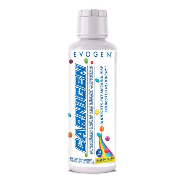 Evogen Carnigen Liquid, Rainbow Candy - 473 ml