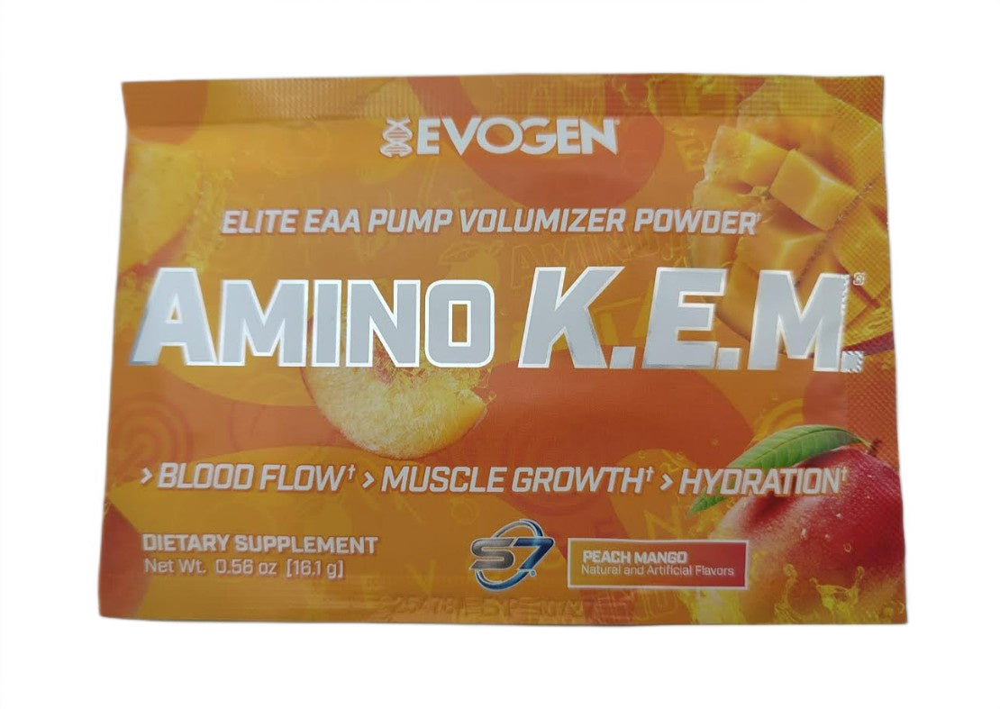 Evogen Amino K.E.M. EAA, Peach Mango - 16.1g (1 serving)