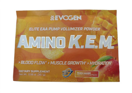 Evogen Amino K.E.M. EAA, Peach Mango - 16.1g (1 serving)
