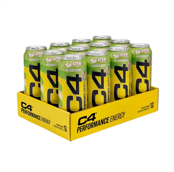 Cellucor C4 Performance Energy, Twister Pineapple - 12 x 500 ml