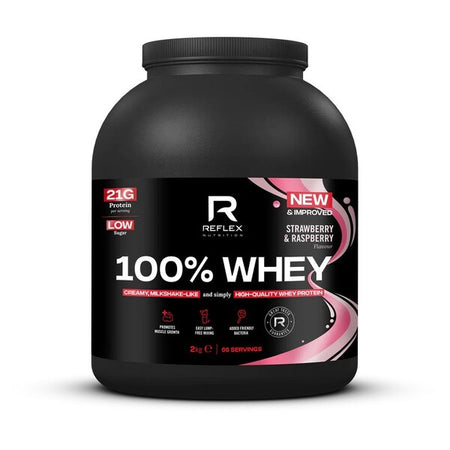 Reflex Nutrition 100% Whey, Strawberry & Raspberry - 2000g