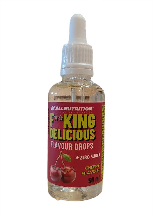 Allnutrition Fitking Delicious Flavour Drops, Cherry - 50 ml