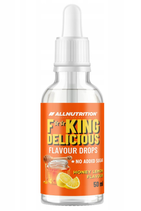 Allnutrition Fitking Delicious Flavour Drops, Honey Lemon - 50 ml