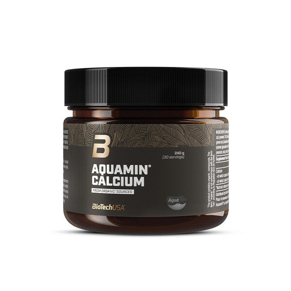 BioTechUSA Aquamin Calcium, Lemongrass - Lime - 240g