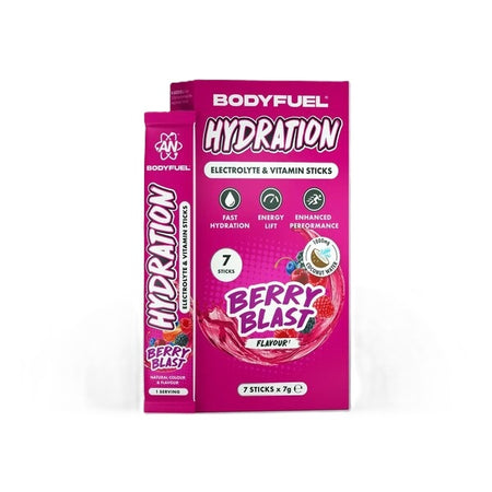 Applied Nutrition Bodyfuel Hydration Electrolyte & Vitamin Sticks, Berry Blast - 7 x 7g