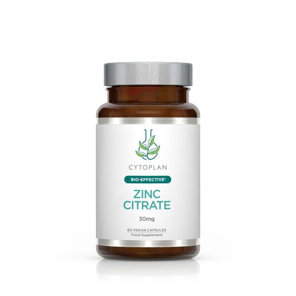Cytoplan Zinc Citrate, 30mg - 60 vcaps