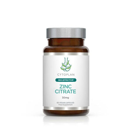 Cytoplan Zinc Citrate, 30mg - 60 vcaps