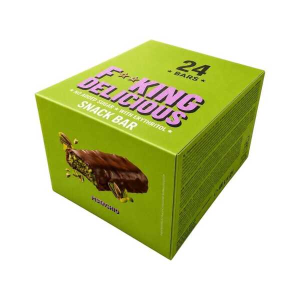 Allnutrition Fitking Delicious Snack Bar, Pistachio - 24 x 40g