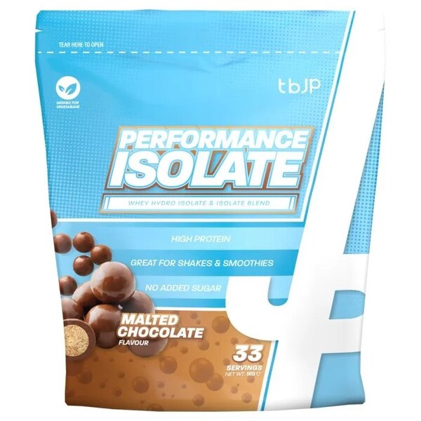 Trained by JP Performance Isolate, Malted Chocolate - 1000g