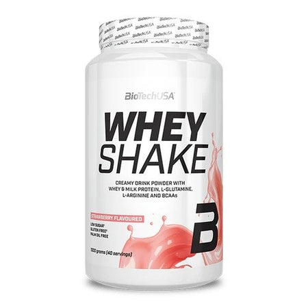 BioTechUSA Whey Shake, Strawberry - 1000g