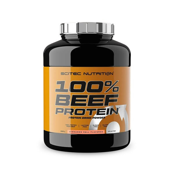 SciTec 100% Beef Protein, Cinnamon Roll - 1800g
