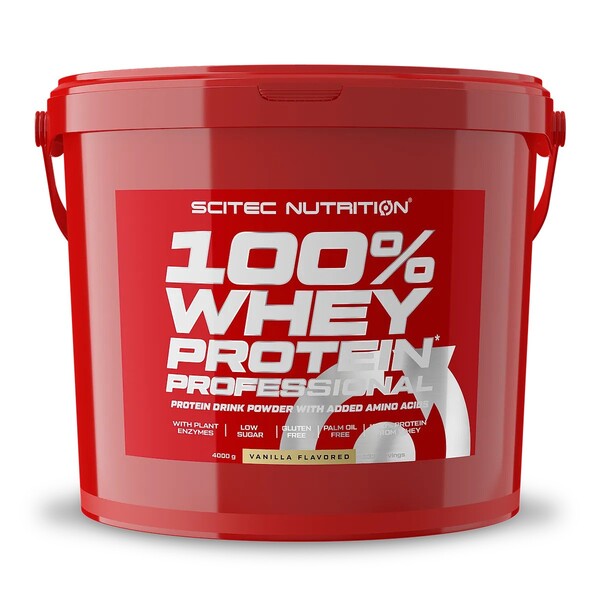 SciTec 100% Whey Protein Professional, Vanilla - 4000g