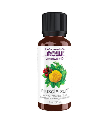 NOW Foods Essential Oil, Muscle Zen - 30 ml