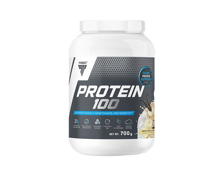 Trec Nutrition Protein 100, Smooth Vanilla - 700g