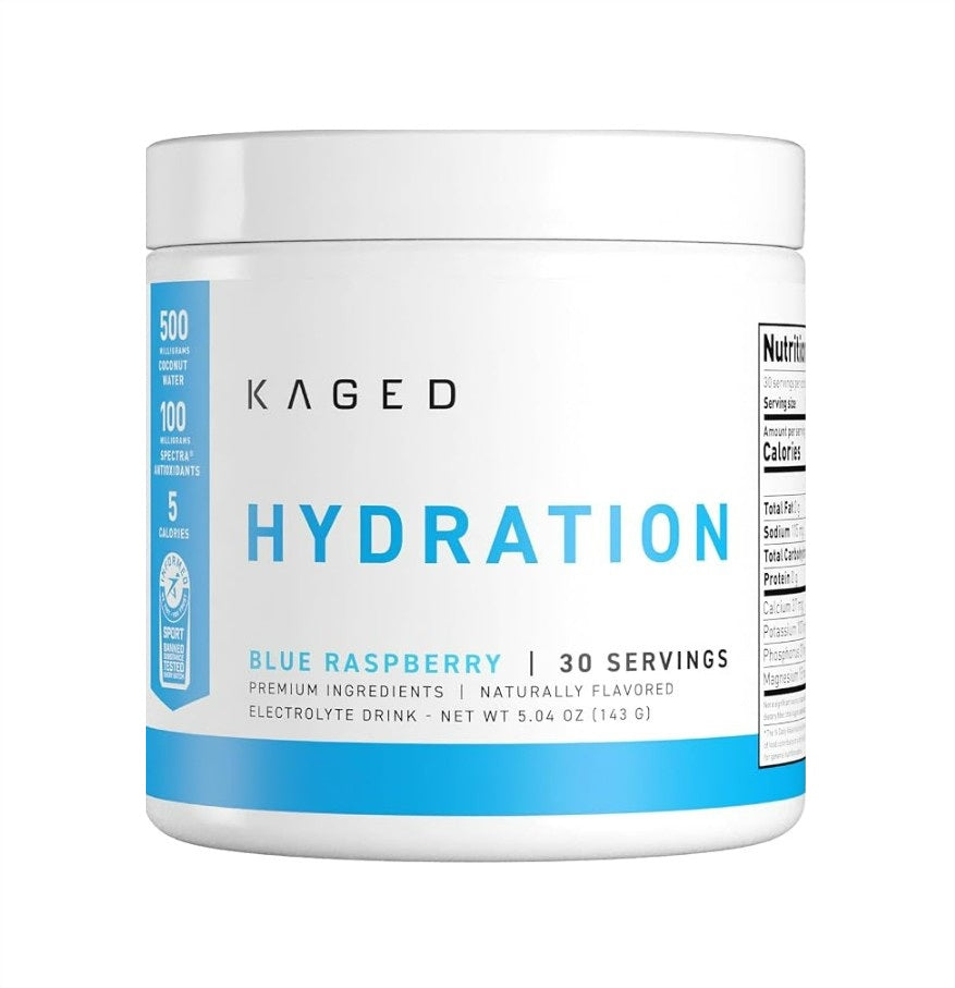 Kaged Muscle Hydration, Blue Raspberry - 143g