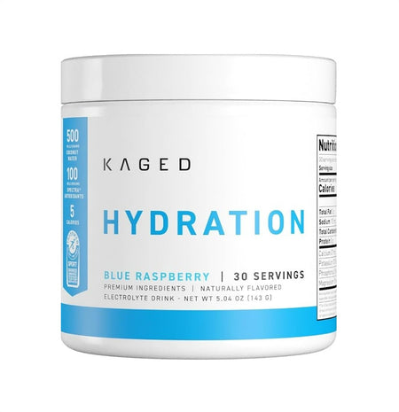 Kaged Muscle Hydration, Blue Raspberry - 143g