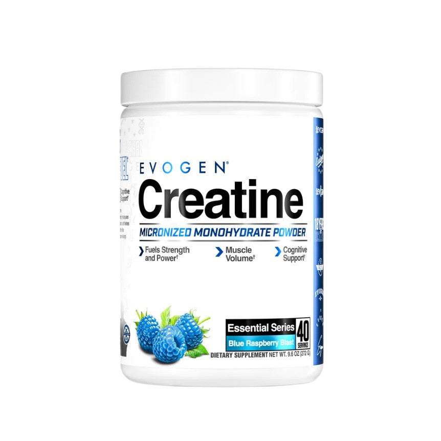 Evogen Creatine Monohydrate, Blue Raspberry Blast - 272g