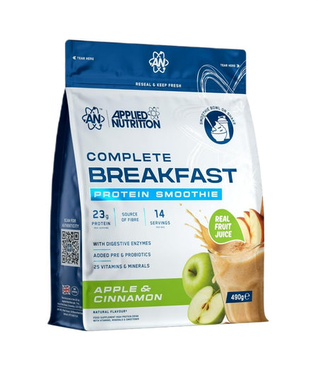 Applied Nutrition Complete Breakfast Protein Smoothie, Apple & Cinnamon - 490g