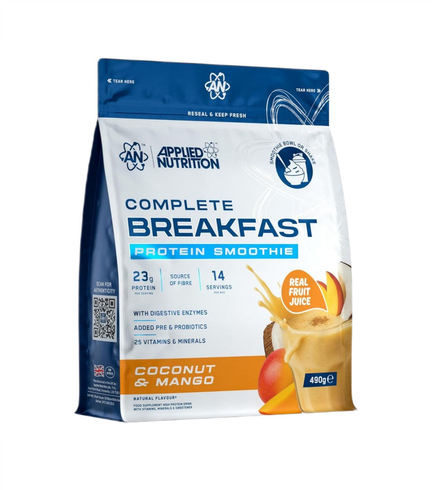 Applied Nutrition Complete Breakfast Protein Smoothie, Coconut & Mango - 490g